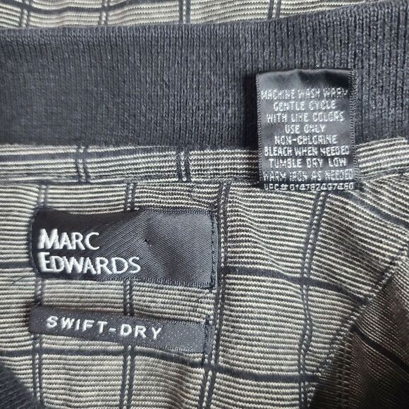 Marc Edwards Mens Polo Shirt Multicolor Size Large Cotton Short Sleeve Swift Dry - Picture 8 of 8